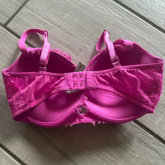PINK fuchsia push up bra - Picture 3 of 7